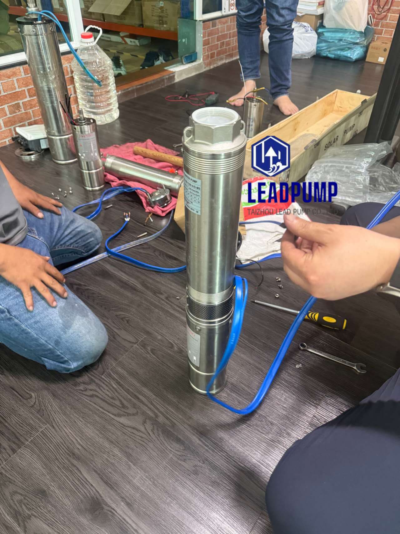 Taizhou Lead Pump Co., Ltd βιασύνη για να εξασφαλίσει τον πελάτη στη Νοτιοανατολική Ασία με πρόβλημα ηλιακής αντλίας νερού